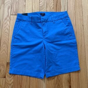 J. Crew Vibrant Blue Women's Bermudas- NWT